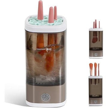 USB Electric Makeup Brush Cleaner Portable 3 In 1 Makeup Brushes Drying