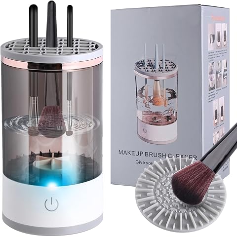 USB Electric Makeup Brush Cleaner Portable 3 In 1 Makeup Brushes Drying