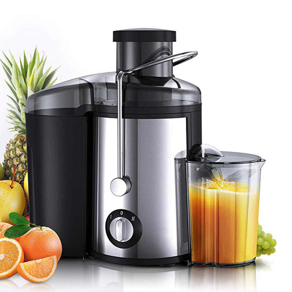 Electric Juicer centrifugal Household large caliber juice machine residue separation vegetable Juicer