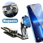 Universal 360  Degrees Rotation Magnetic Car Dashboard Cell Phone Holder Foldable Mount