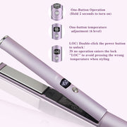 Iric Smooth & Shiny Hair Curler and Straightener – Perfect for a Stylish, Polished Look