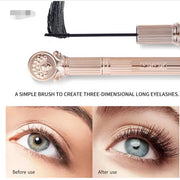 Long-wearing mascara with a fine brush, clump-free and quick-drying, waterproof and smudge-proof for daily use