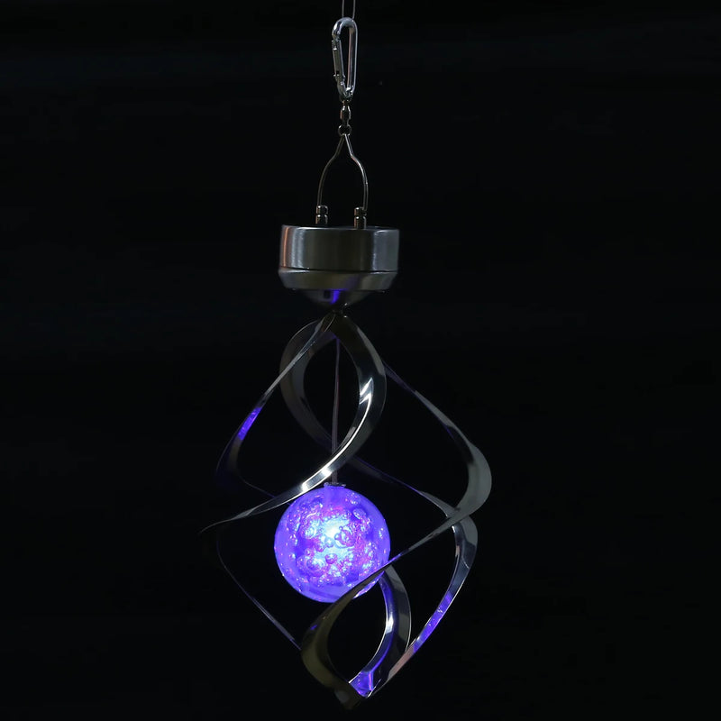 Solar wind chime light