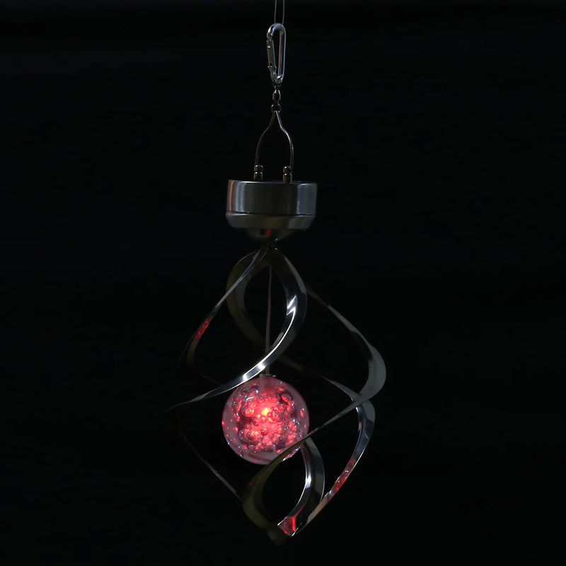 Solar wind chime light