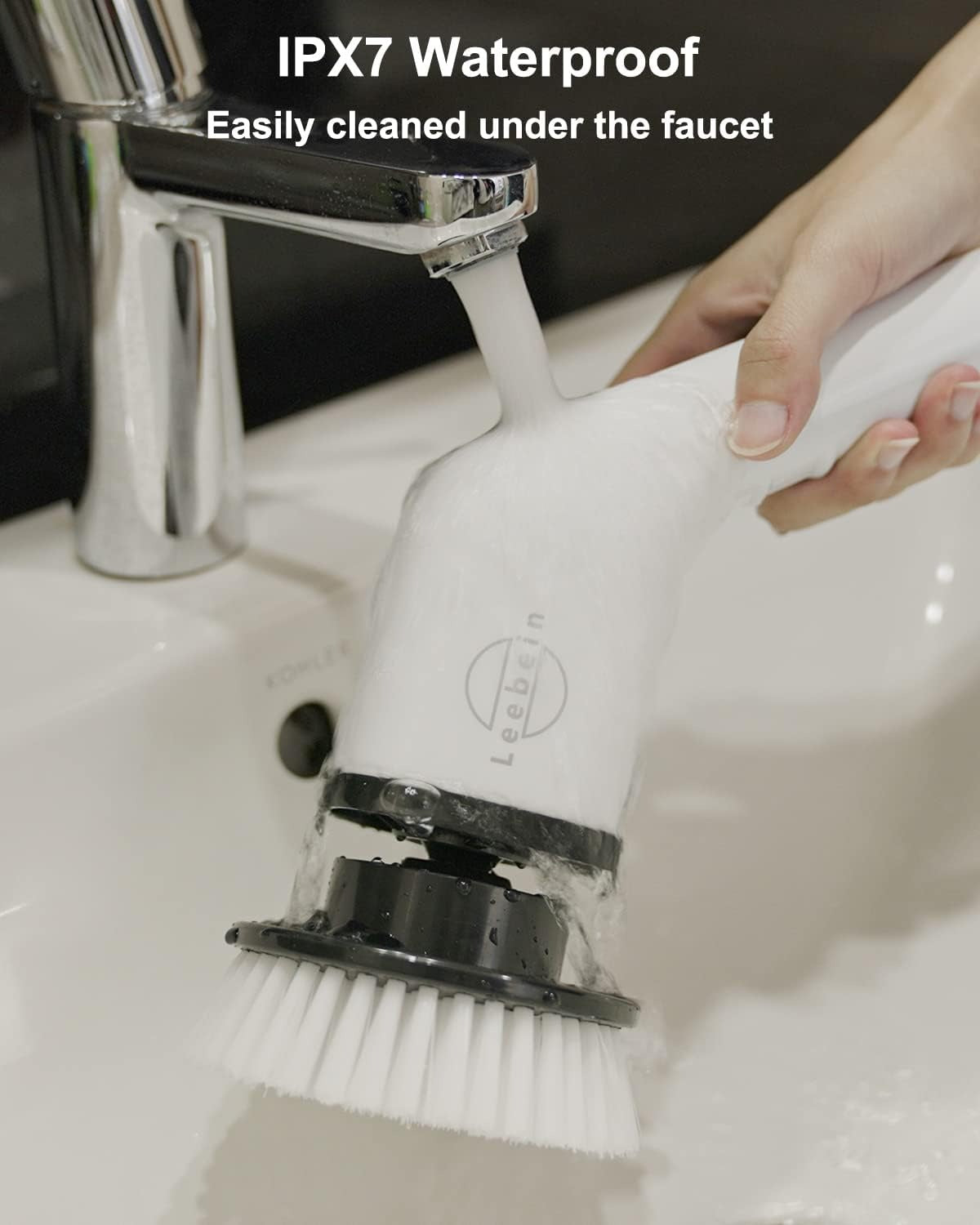 Electric Bathroom Cleaning Brush 9-in-1 Wireless Household Rotation Cleaning Brush for Bathroom Kitchen